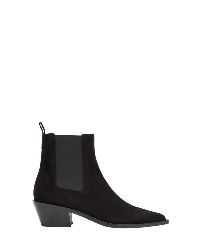 Gianvito Rossi Wylie Suede Western Chelsea Booties