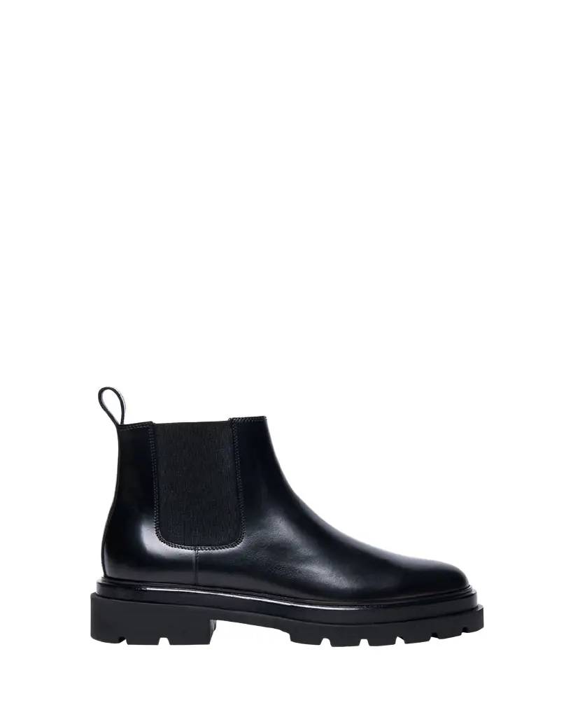 Santoni Forestlow Leather Chelsea Booties