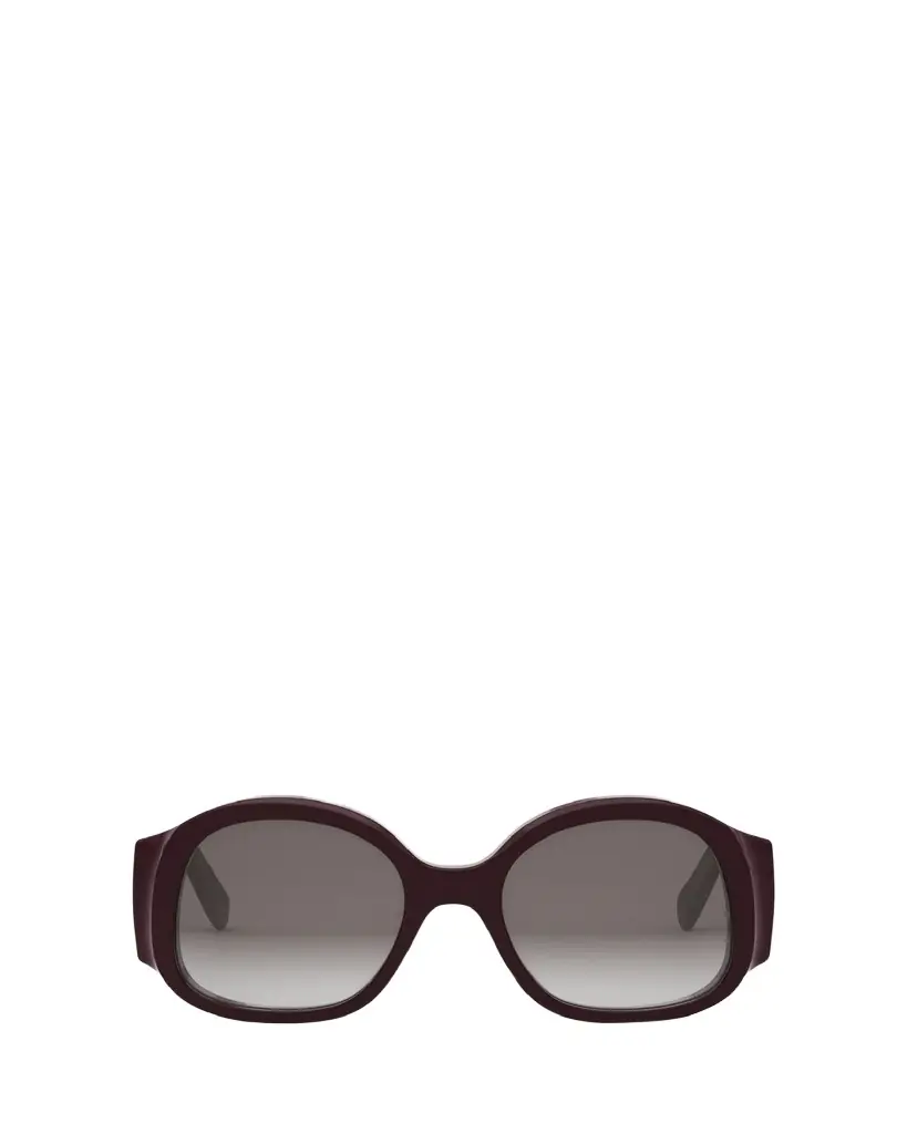 Celine Max Triomphe Round Acetate Sunglasses