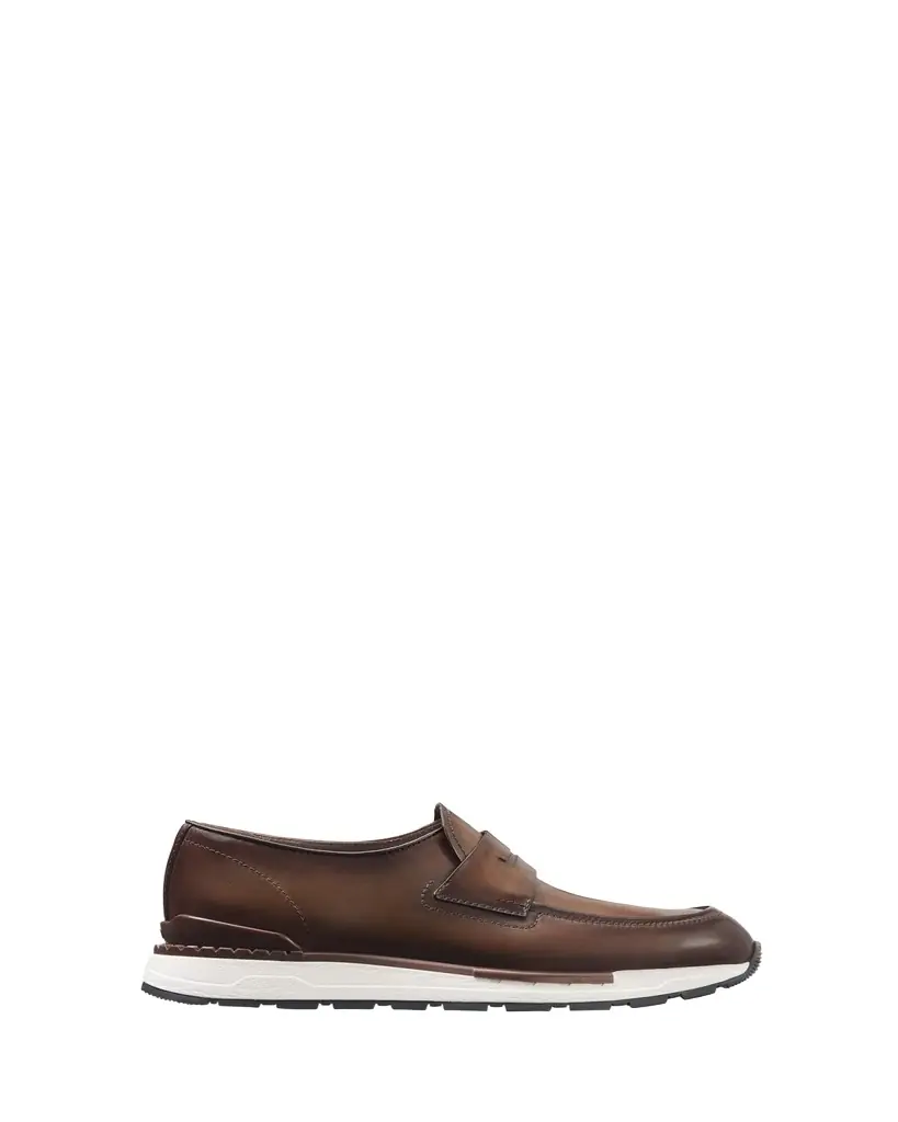Berluti Men's Fast Track Leather Loafers