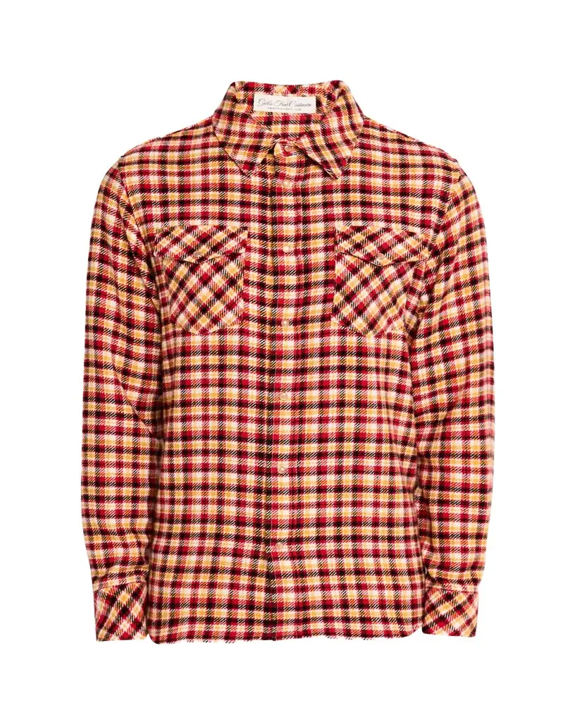God's True Cashmere Men's Sunstone Tartan Sport Shirt