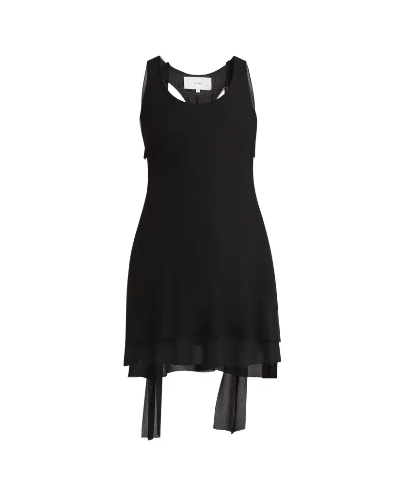 SETCHU Layered Sheer Mini Tank Dress