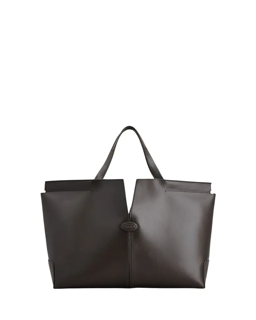 Tod's Medium Leather Di Folio Tote Bag