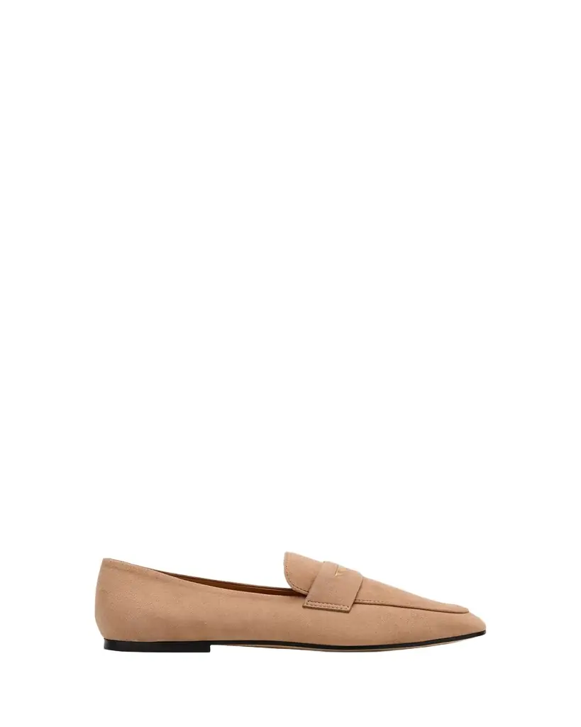 Tod's Suede Bar Detail Loafers