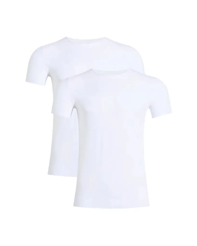Commando Men's 2-Pack Microfiber Crewneck T-Shirts