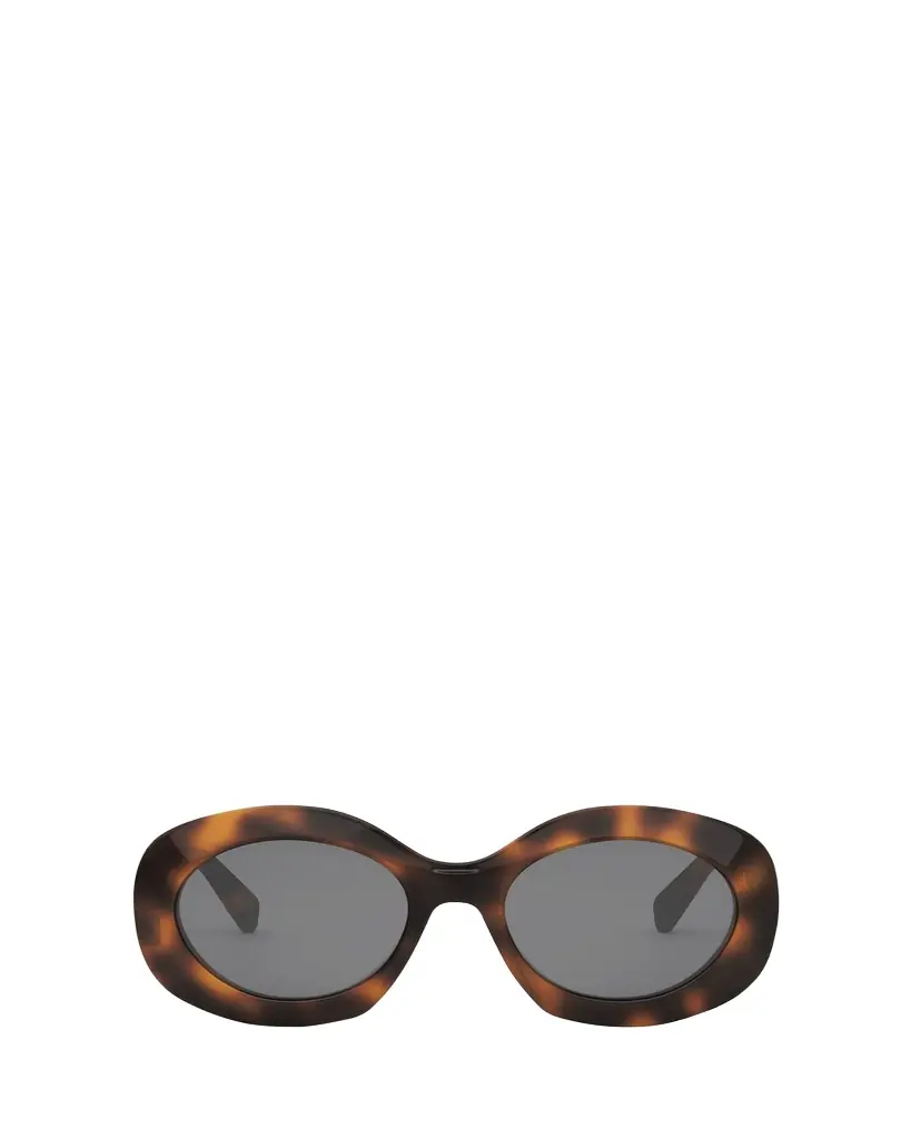 Celine Triomphe Round Acetate Sunglasses