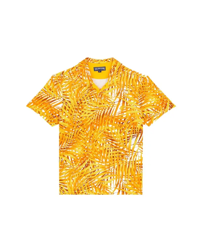 Vilebrequin Men's Palm Leaves Camp Shirt