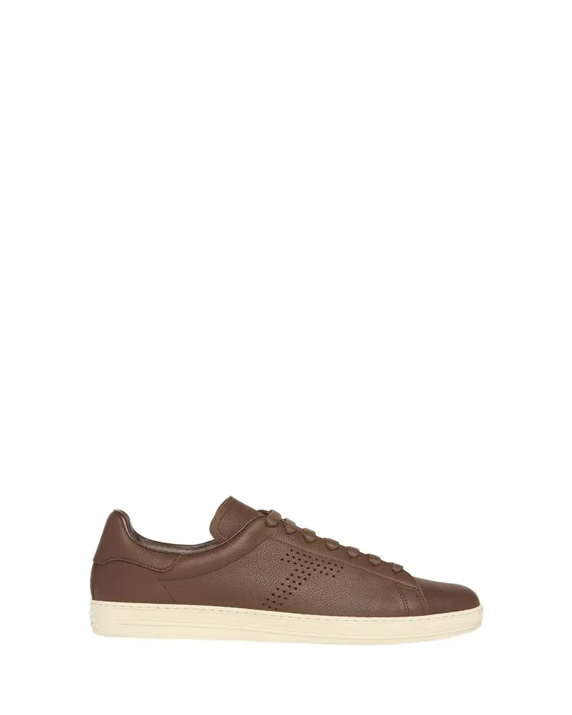 TOM FORD Men's Warwick Soft Grain Leather Sneakers