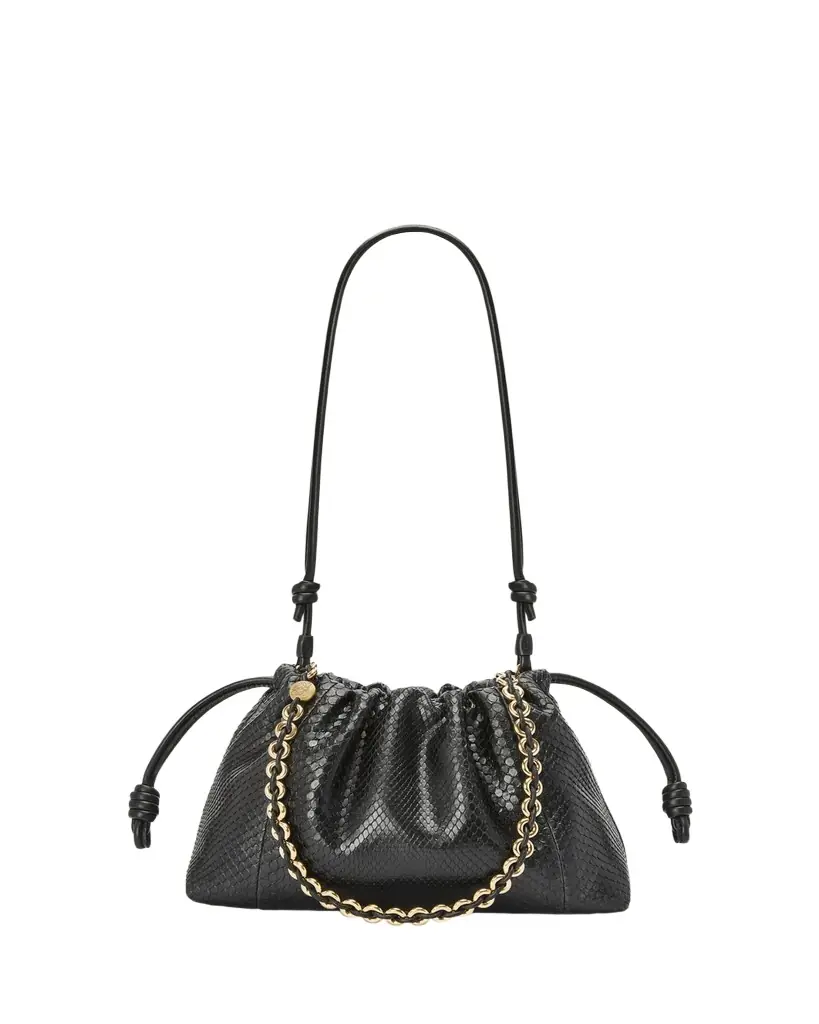 Loewe Flamenco Python Shoulder Bag