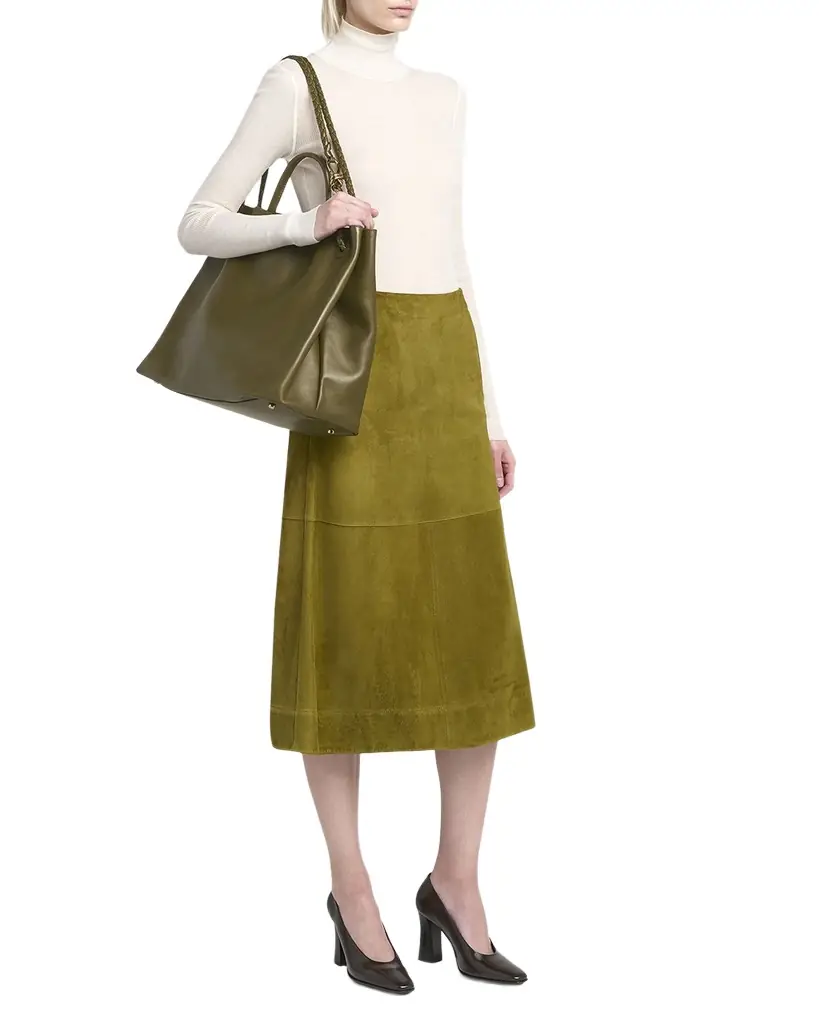 Bottega Veneta Andiamo Large Leather Tote Bag