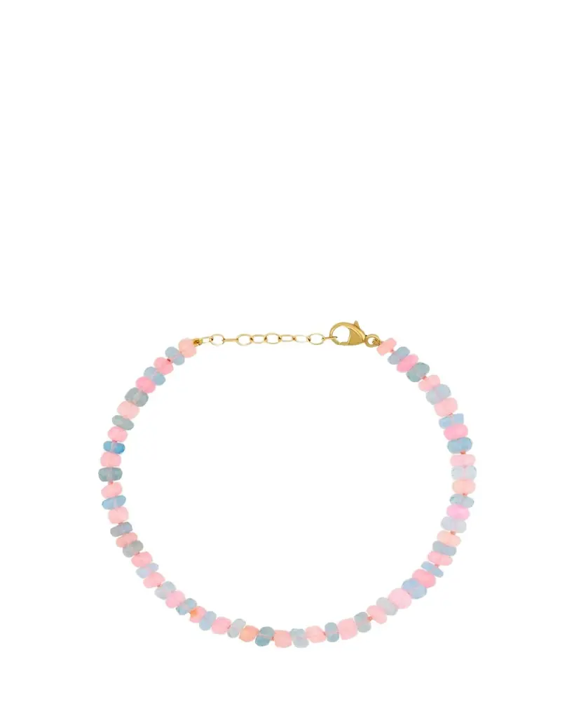JIA JIA Pink and Blue Faceted Opal Connection Bracelet
