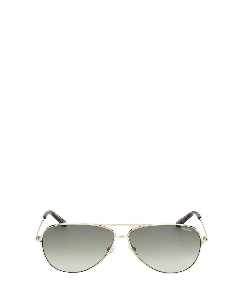 Pucci Metal Aviator Sunglasses