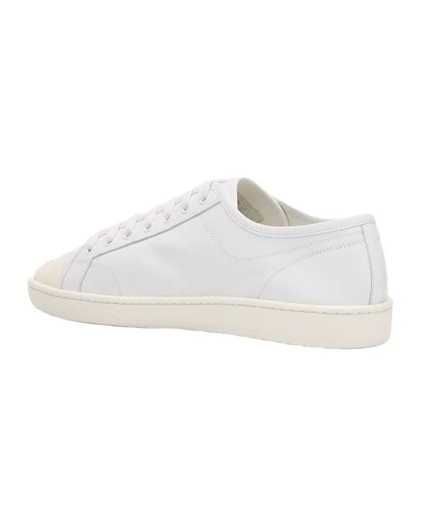 Saint Laurent Men's Gym Leather Low-Top Sneakers