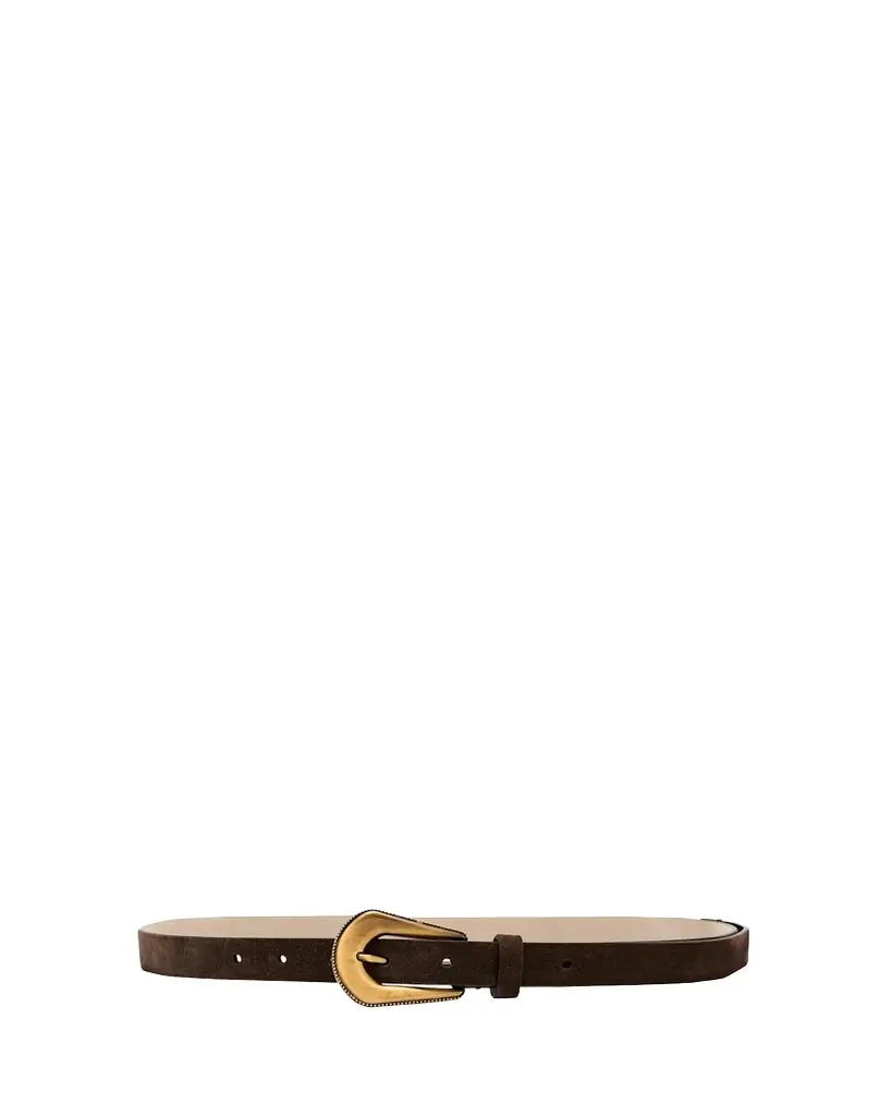 Brunello Cucinelli Western Braided Suede Belt