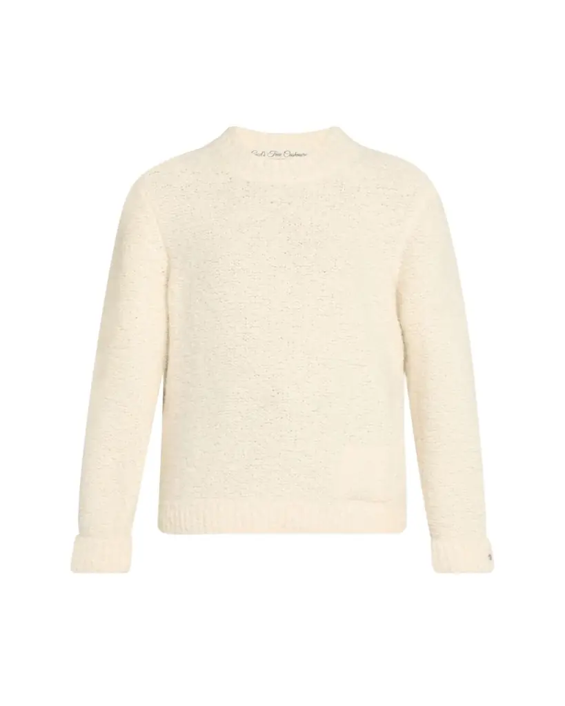 God's True Cashmere Cloud Boucle Cashmere Sweater
