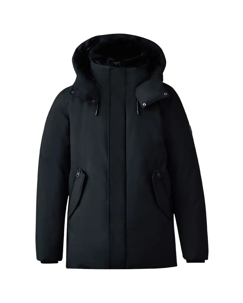 Mackage Men's Sullivan Mid-Length Jacket with Shearling