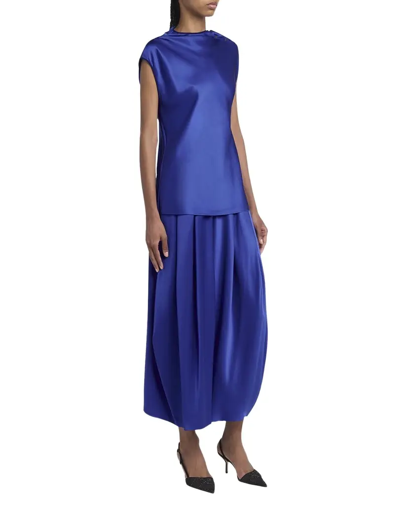 Giorgio Armani Double Silk Satin Blouse