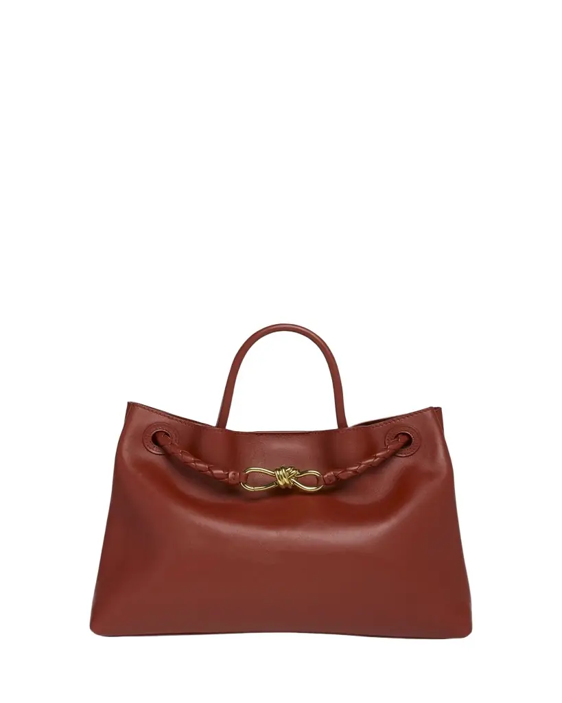 Bottega Veneta Medium Andiamo Leather Shoulder Bag