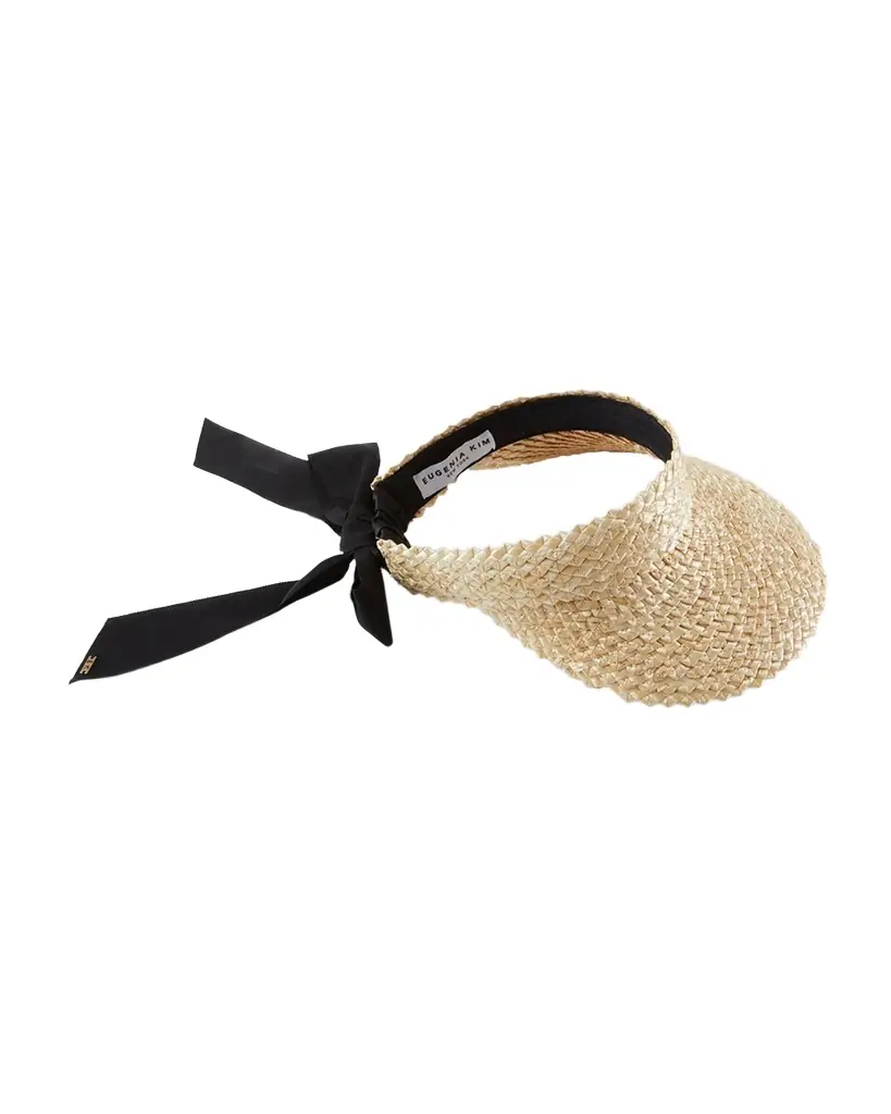 Eugenia Kim Ricky Braided Straw Visor