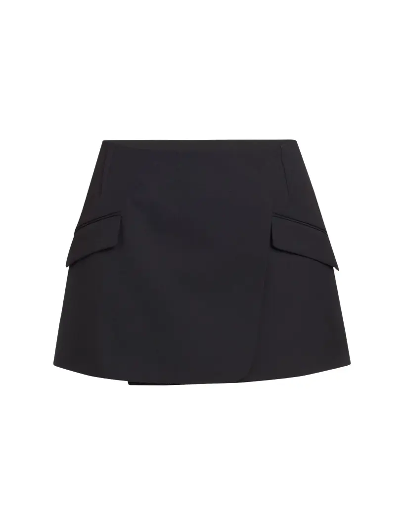 SIMKHAI Payton Mini Wrap Skirt