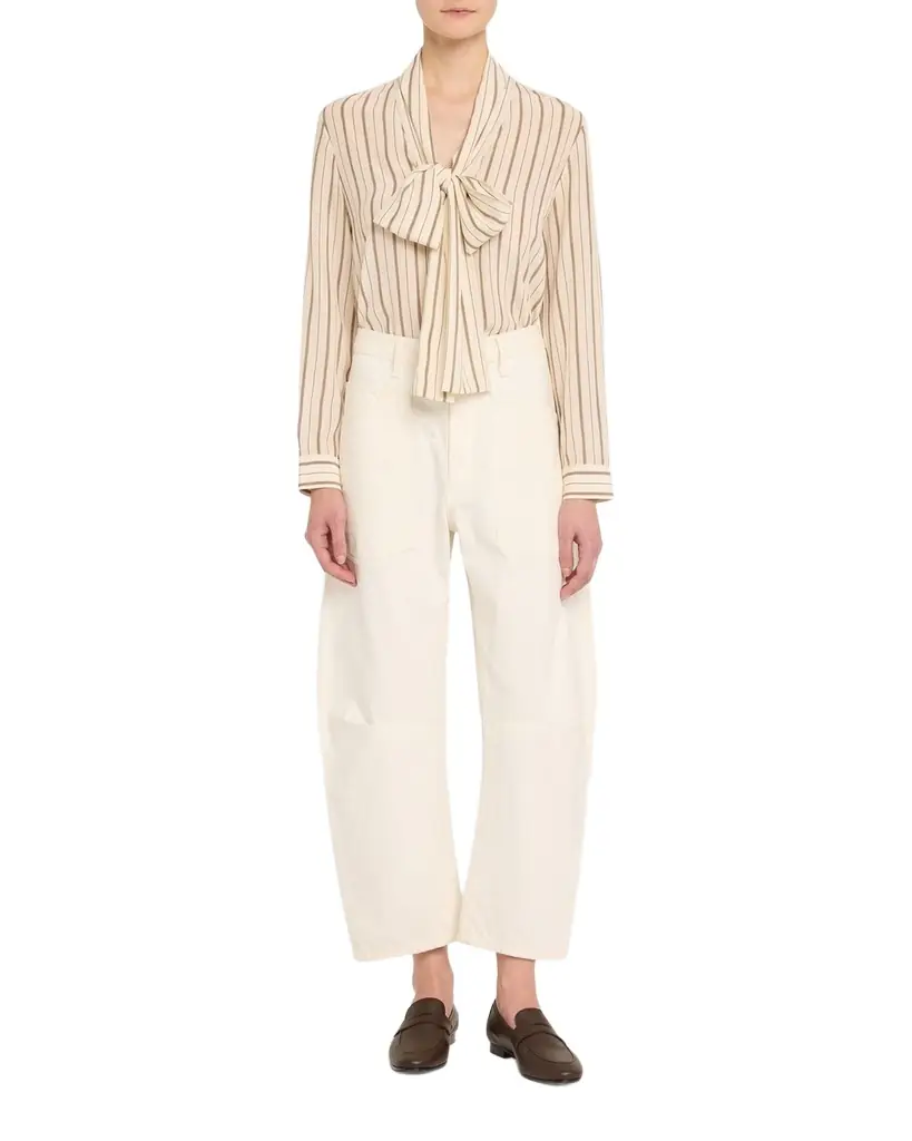 Nili Lotan Shon Barrel Jeans