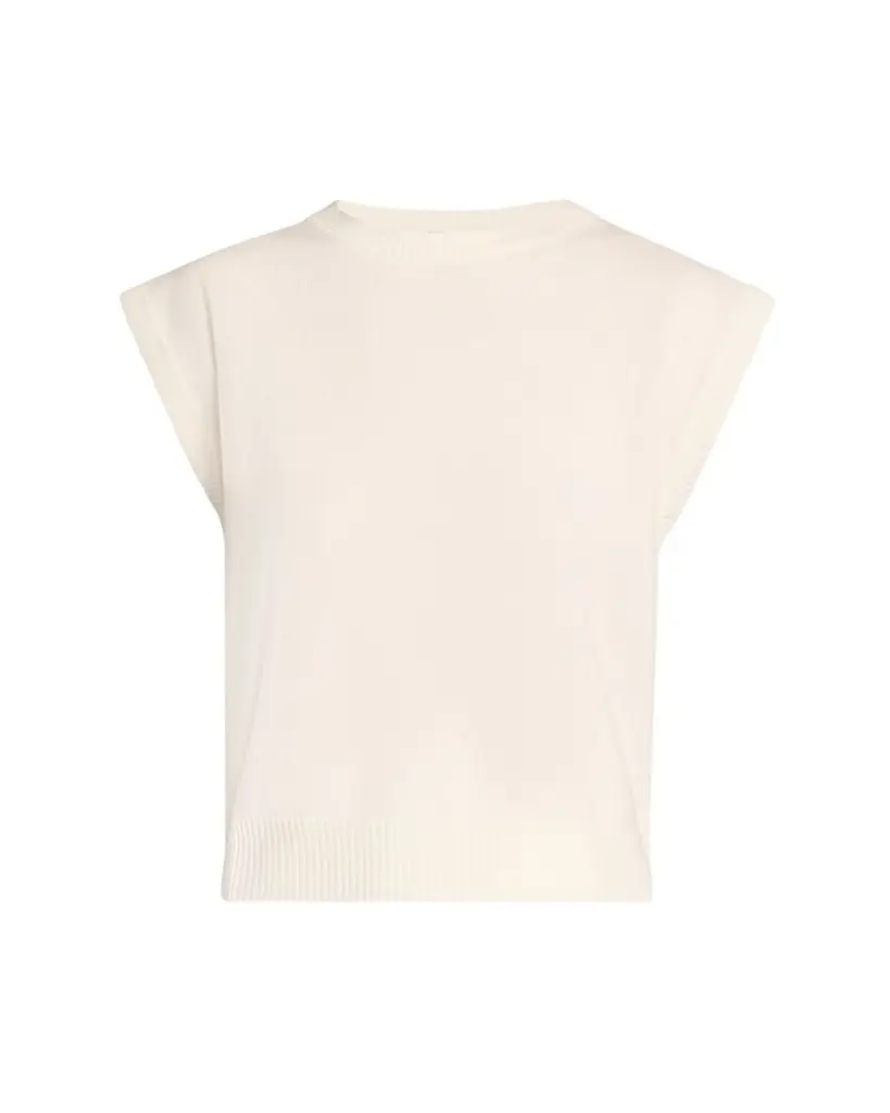 Brunello Cucinelli Cap Sleeve Cashmere Sweater
