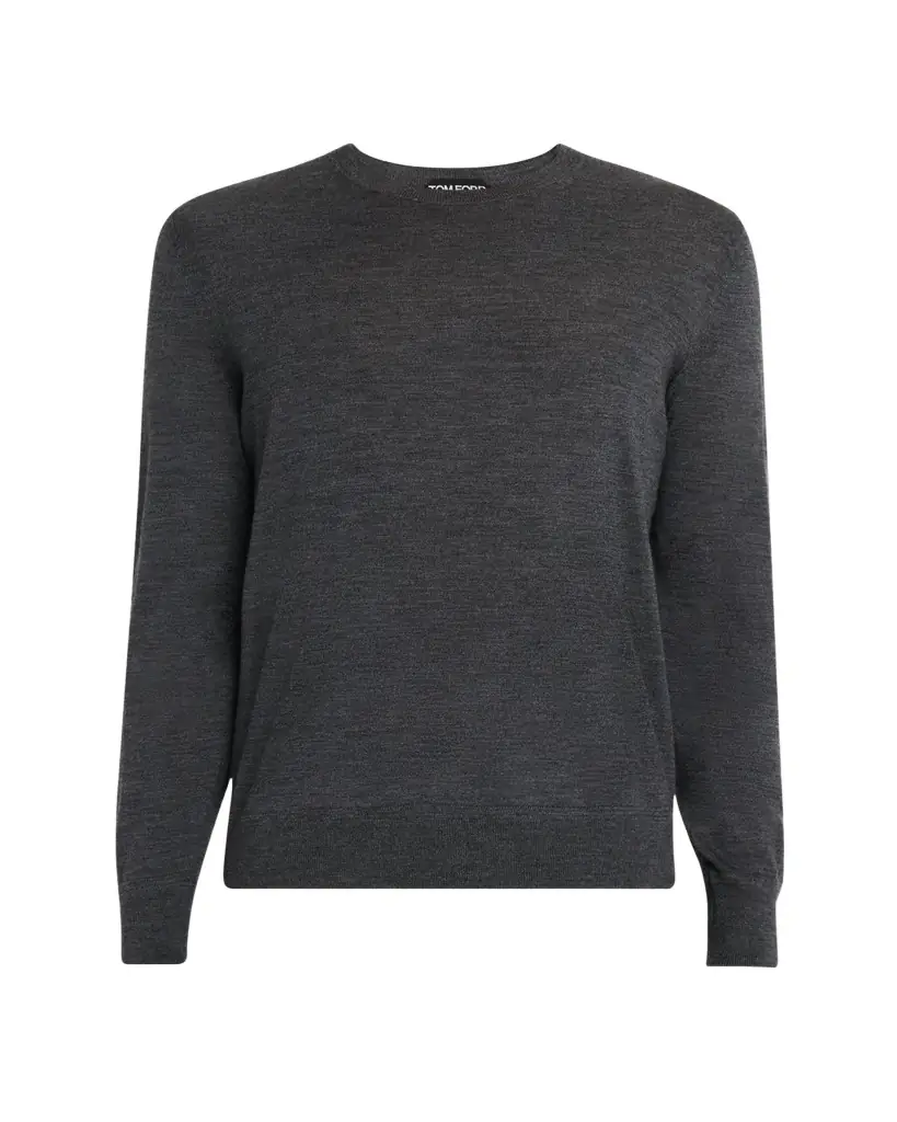 TOM FORD Men's Fine Gauge Wool Crewneck Sweater