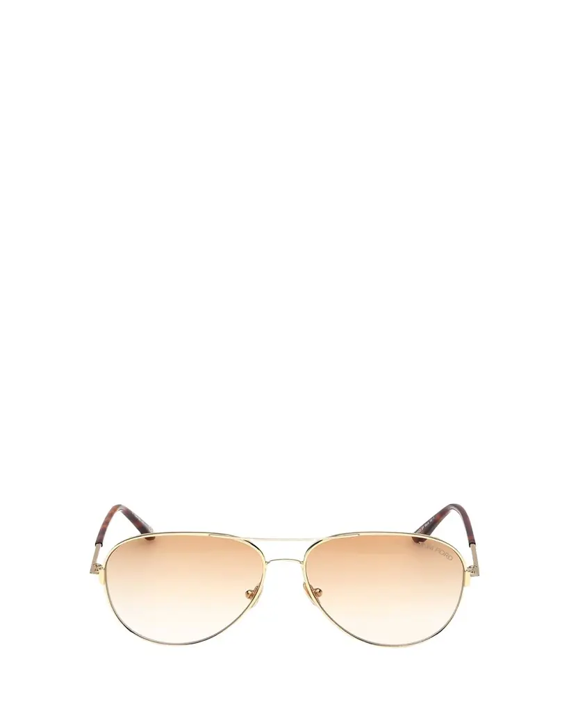 TOM FORD Clark Metal Aviator Sunglasses