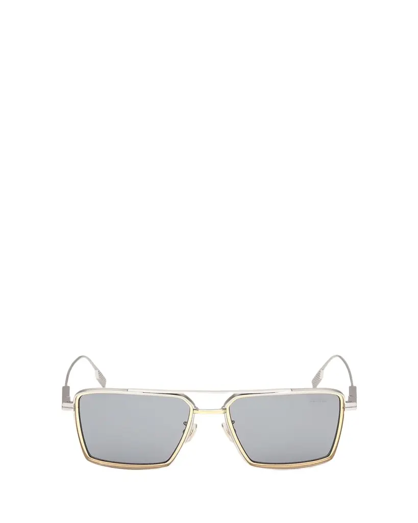 ZEGNA Men's Metal Aviator Sunglasses