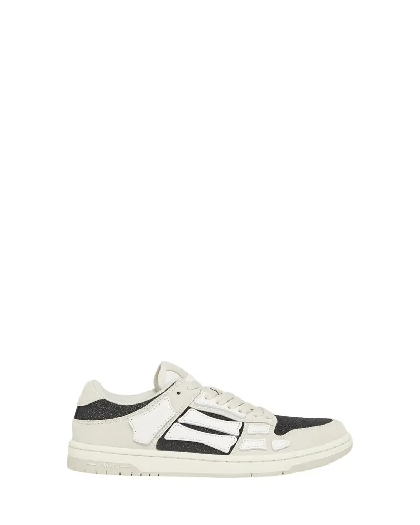Amiri Pacific Bones Mixed Leather Sneakers