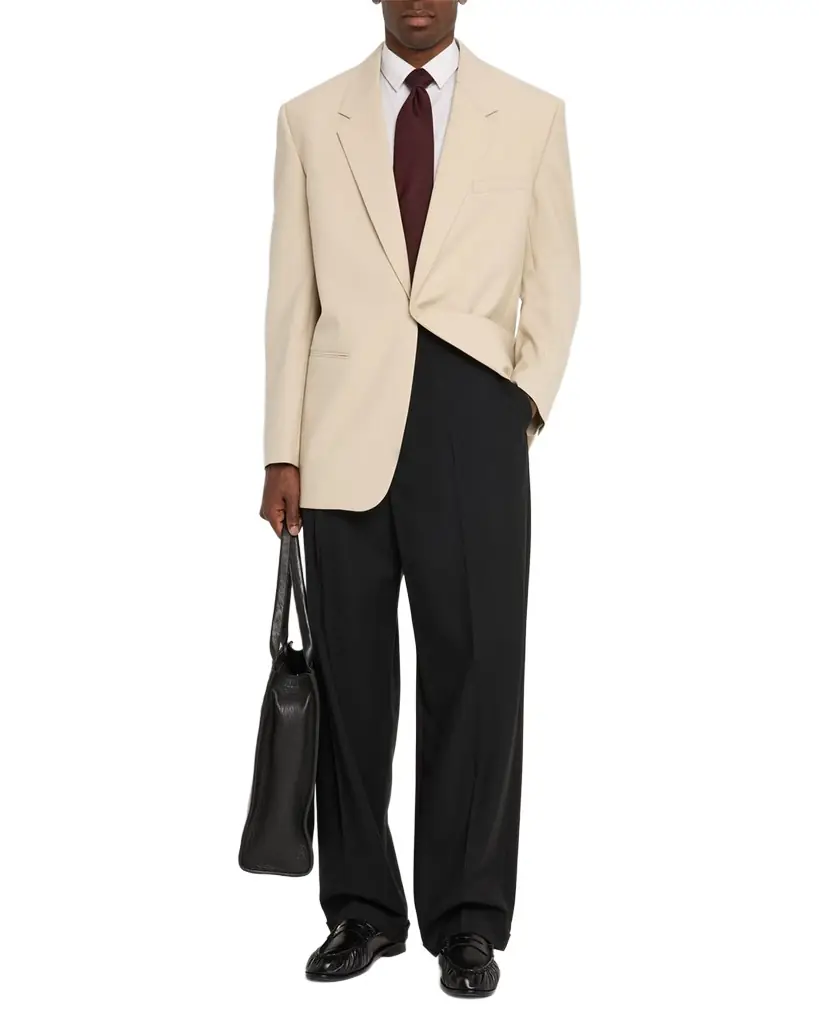 Saint Laurent Men's Wool-Silk Relaxed Sport Coat
