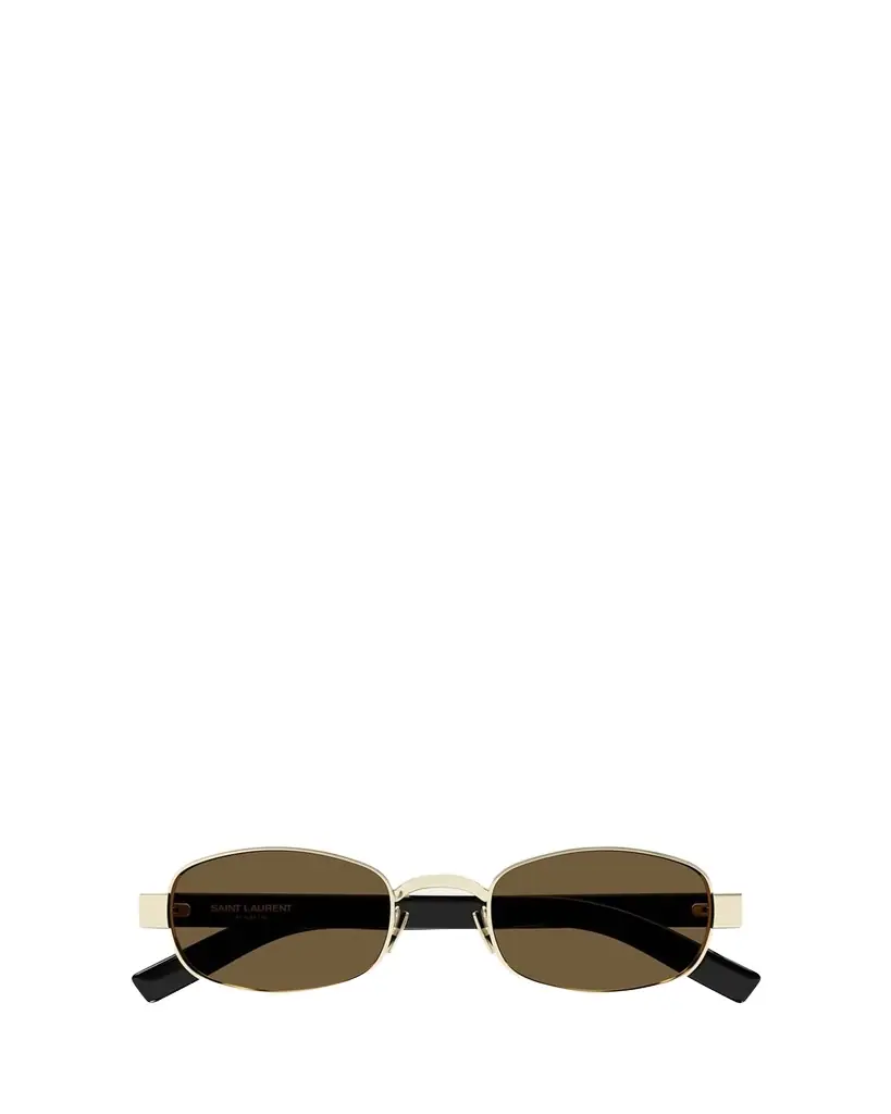 Saint Laurent Unisex Round Metal Sunglasses