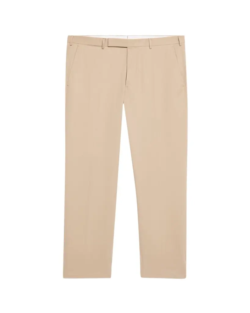 ZEGNA Men's Wool Slim Flat-Front Trousers