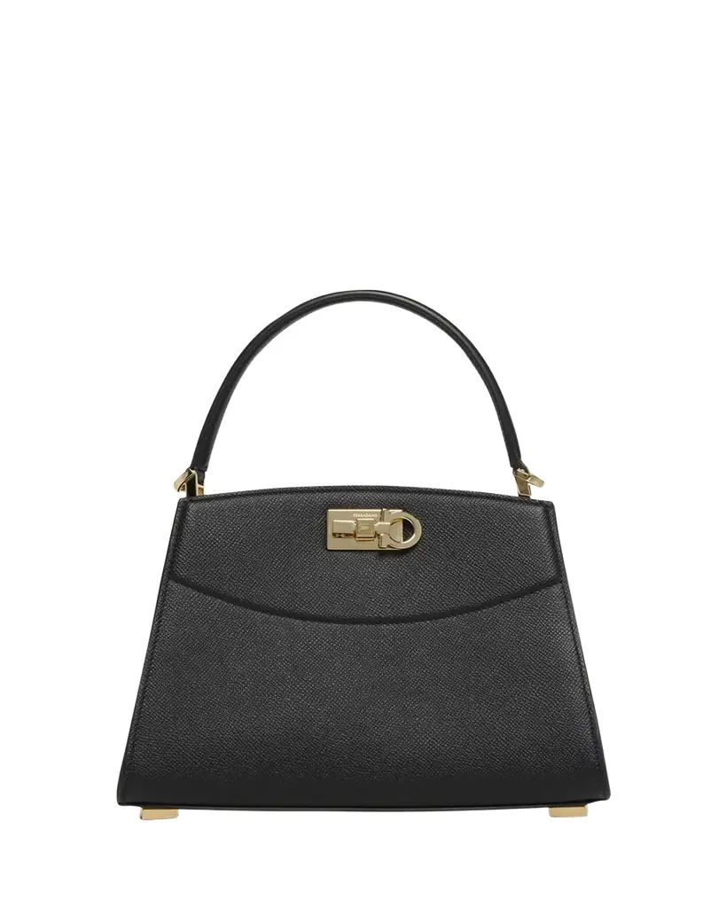 Ferragamo The New Studio Small Box Leather Top-Handle Bag