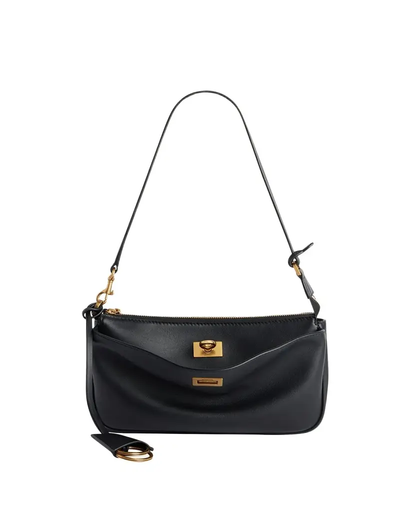 Balenciaga Rodeo Sling Pochette Smooth Leather Shoulder Bag