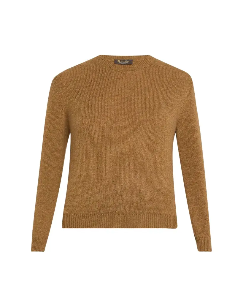 Loro Piana Fobello Crewneck Baby Cashmere Top - Women's Clothing