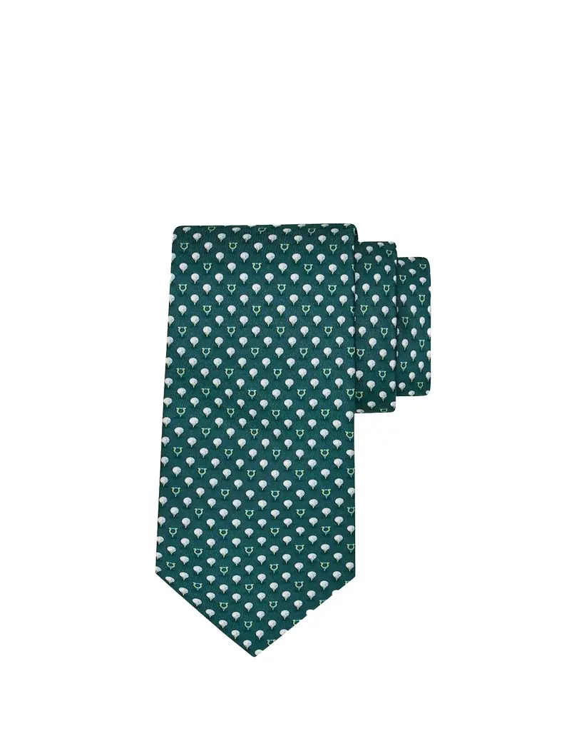Ferragamo Men's Gancini Golf Tee Tie