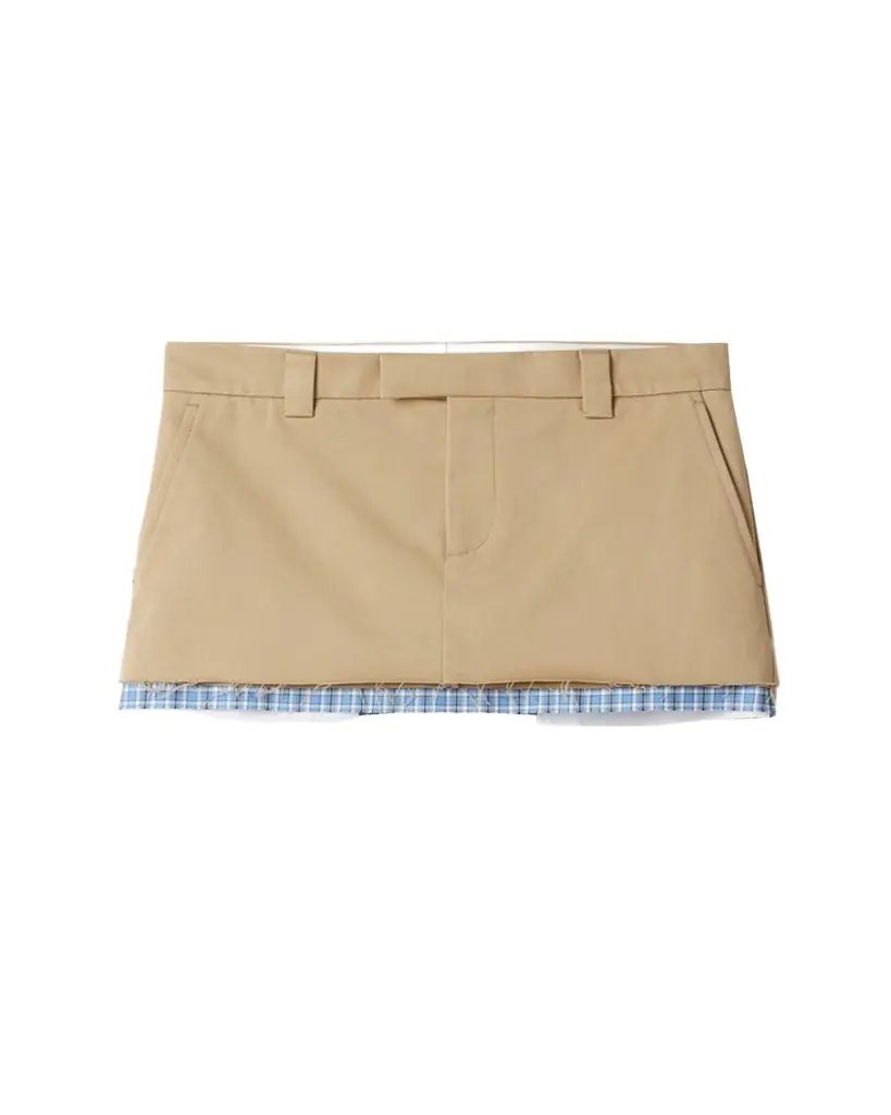 Miu Miu Mini Chino Skirt