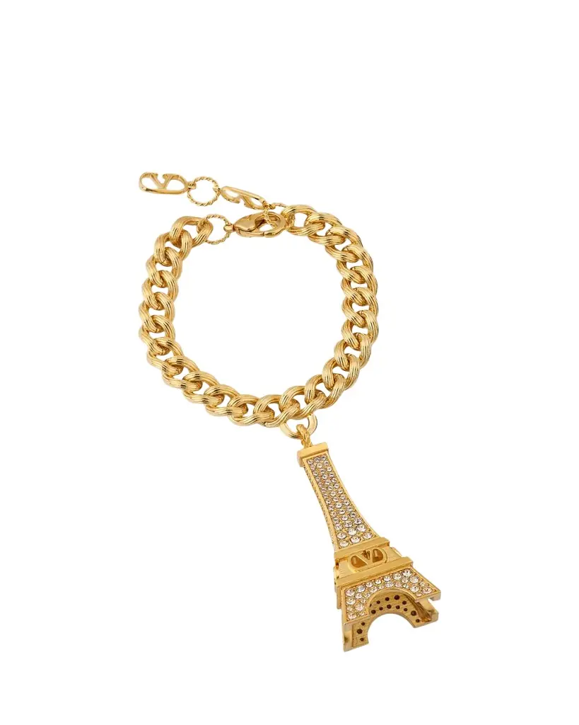 Valentino Garavani Chez Valentino Bracelet with Eiffel Tower