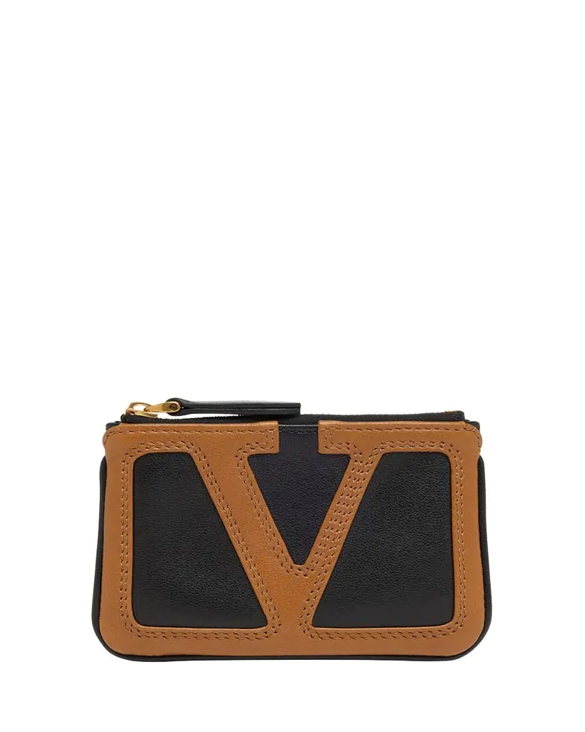 Valentino Garavani Viva Superstar Leather Card Case