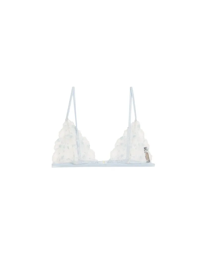 Kiki De Montparnasse Mathilde Floral-Embroidered Soft Cup Bra