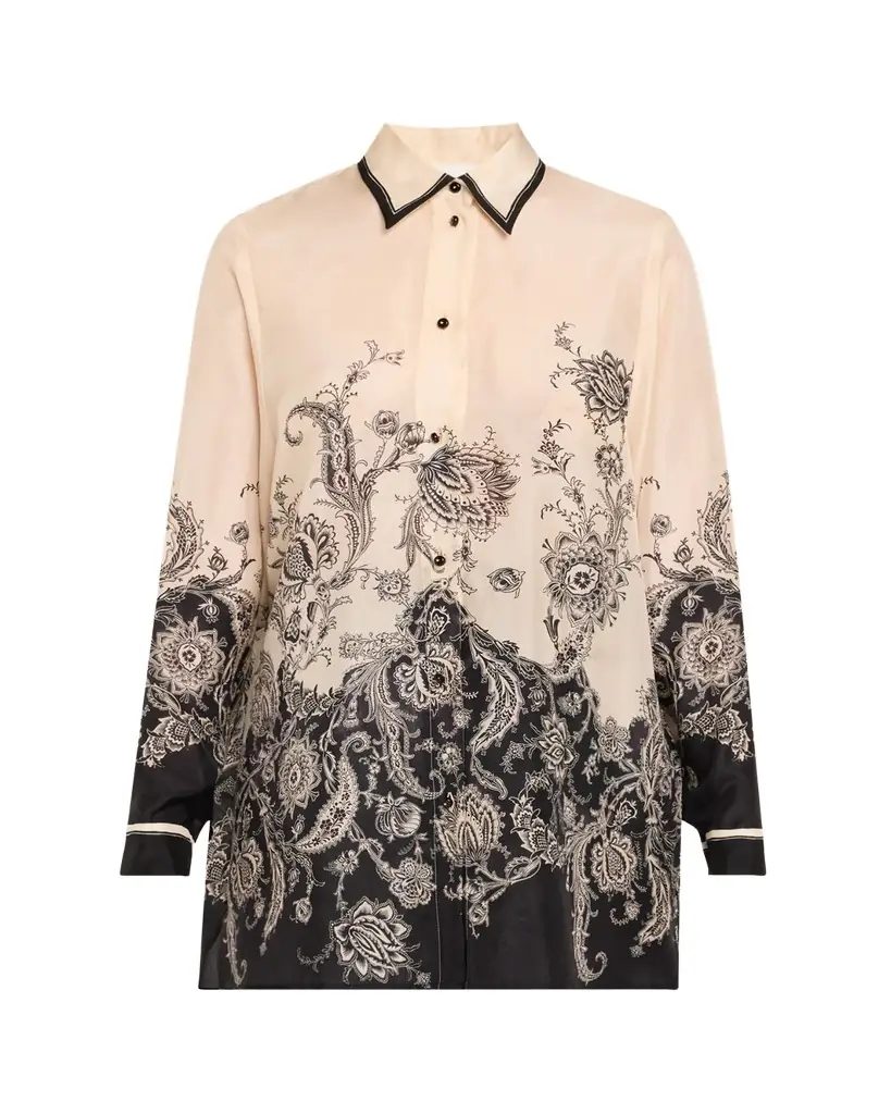 Zimmermann Rhiannon Relaxed Silk Shirt