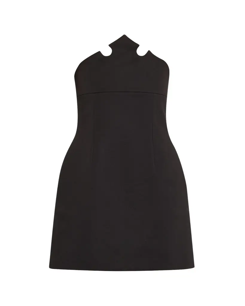 Coperni x Disney Crown Strapless Mini Dress