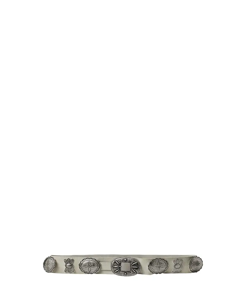 Ralph Lauren Collection Casted Concho Leather Belt