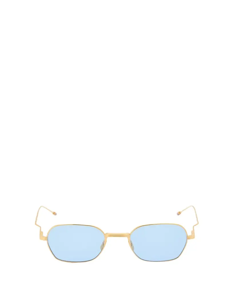 Thom Browne Men's Titanium Rectangle Sunglasses