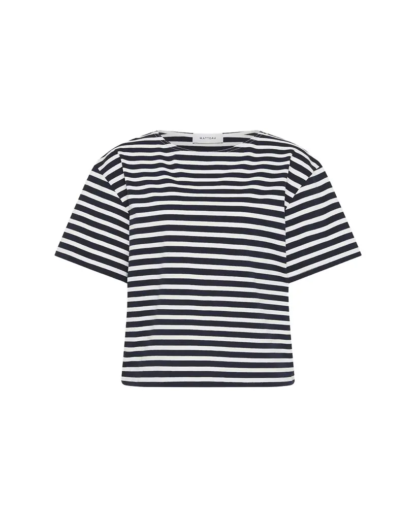 Matteau Relaxed Striped Tee