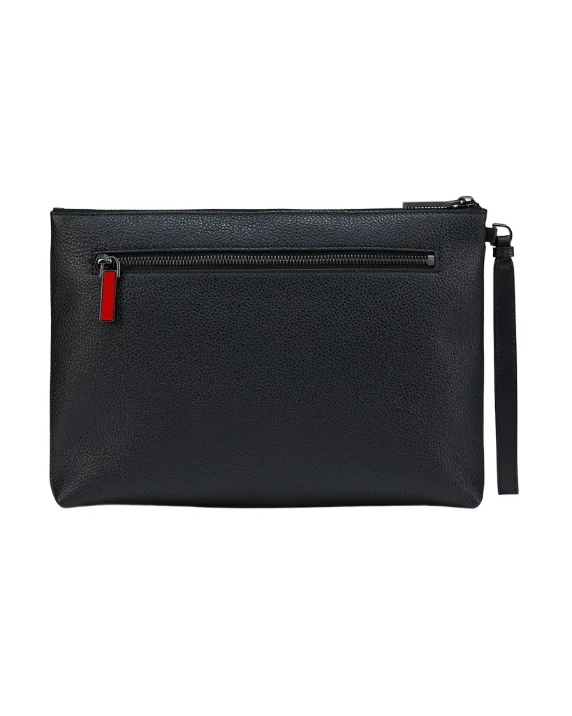 Christian Louboutin Men's Funky Suede & Leather Spike Wrist Pouch