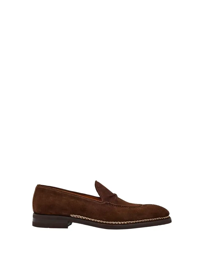 Bontoni Men's Patrizio Leather Rubber-Sole Loafers