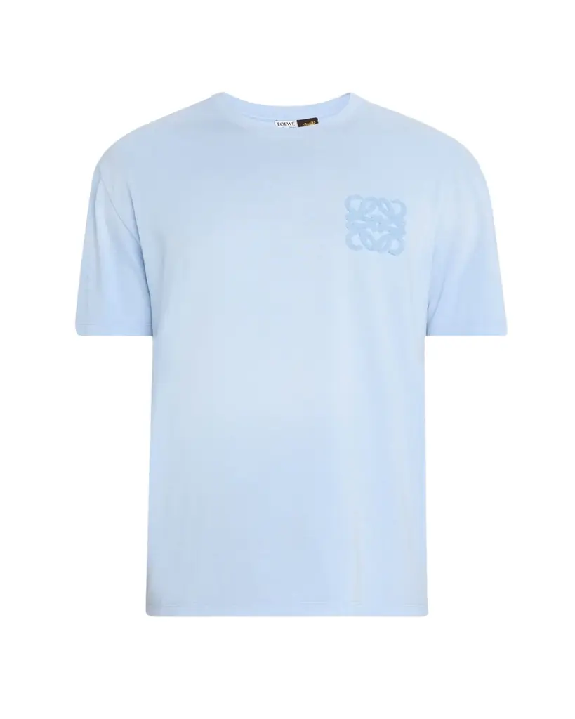 Loewe Men's Tonal Anagram Crewneck T-Shirt