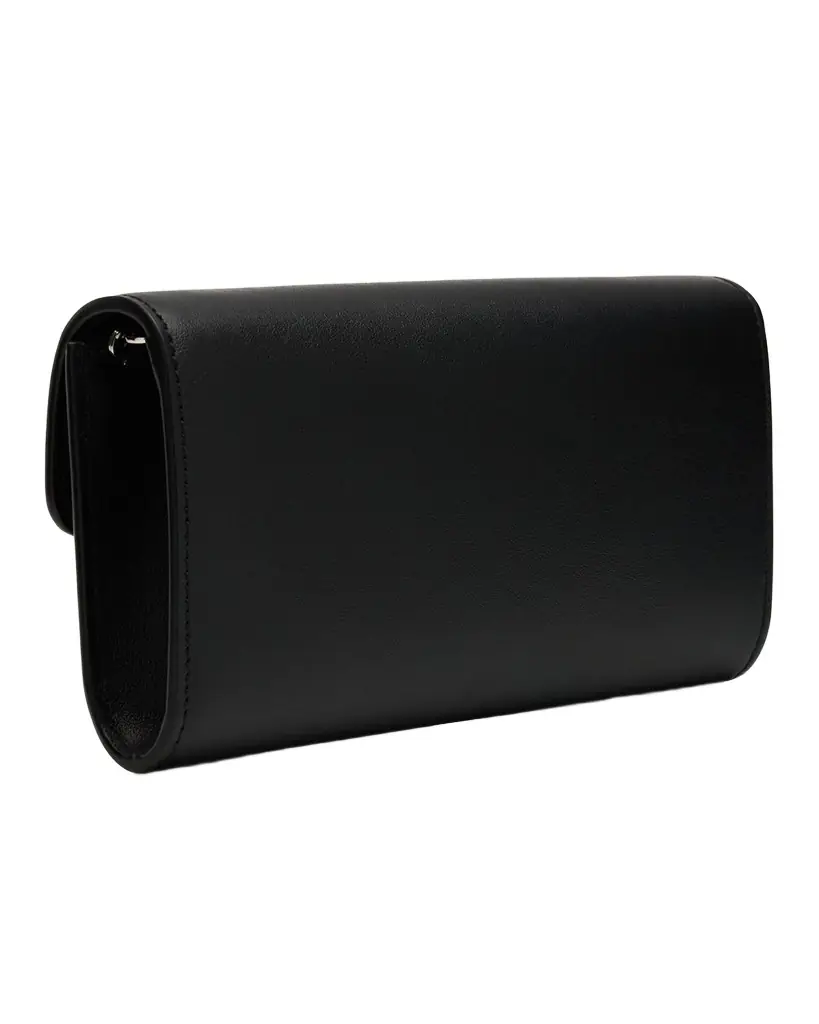 Jimmy Choo Bing Crystal Smooth Leather Wallet